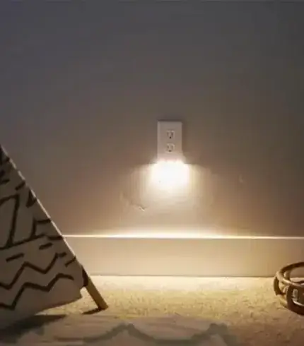 Outlet Wall Plate With Led Night Lights – No Batteries or Wires