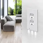 Outlet Wall Plate With Led Night Lights – No Batteries or Wires