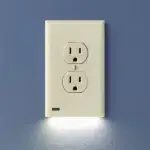 Outlet Wall Plate With Led Night Lights – No Batteries or Wires