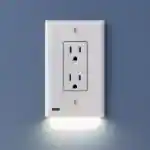 Outlet Wall Plate With Led Night Lights – No Batteries or Wires
