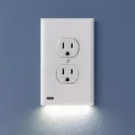 Outlet Wall Plate With Led Night Lights – No Batteries or Wires