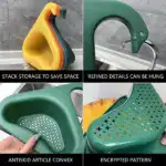 Kitchen Sink Swan Drainage Organizer