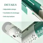 Updated Telescopic Sink Storage Rack