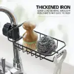 Adjustable Sink Drain Rack Sponge Storage Faucet Holder