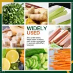 Stainless Steel Chopped Green Knife