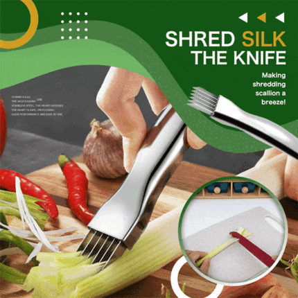 Stainless Steel Chopped Green Knife