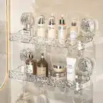 Light luxury style punch-free storage rack
