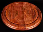 Handmade wood carving fruit plate