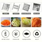 All-in-One Vegetable Slicer and Cutting Set