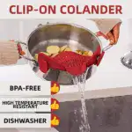 Kitchen Silicone Pot Strainer