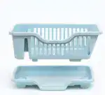 Compact Kitchen Dish Drying Rack with Drip Tray