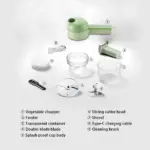 4 in 1 Portable Electric Vegetable Cutter Set - Image 15