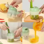 4 in 1 Portable Electric Vegetable Cutter Set - Image 11