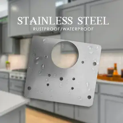 Stainless Steel Hinge Fixing Plate Bracket Kit