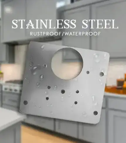 Stainless Steel Hinge Fixing Plate Bracket Kit
