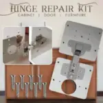Stainless Steel Hinge Fixing Plate Bracket Kit