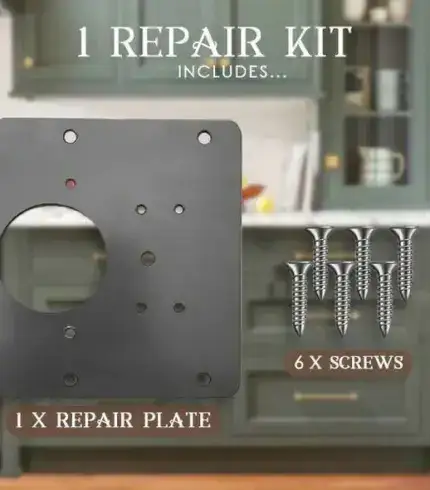 Stainless Steel Hinge Fixing Plate Bracket Kit