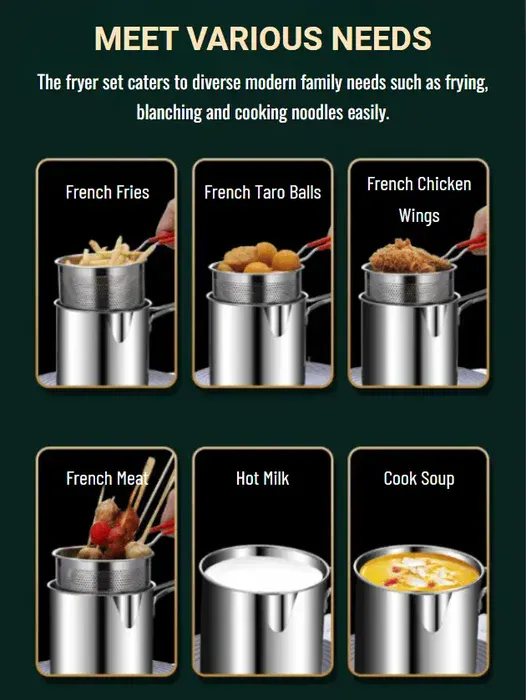Frying pot in action