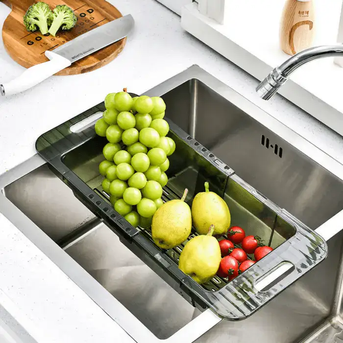 Kitchen sink drain basket