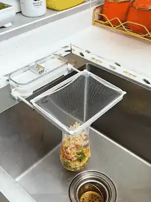Suction Cup Kitchen Sink Filter Rack