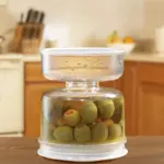 Pickle and Olives Jar Container with Strainer - Image 8