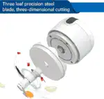USB Rechargeable Mini Electric Chopper - Image 4