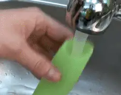 Garlic peeler demonstration